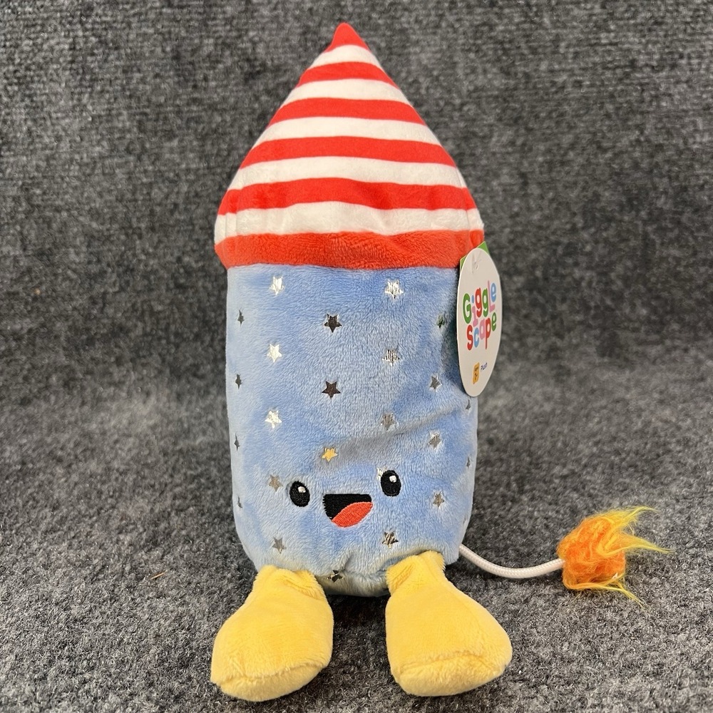 Target Giggle Scape Firework Plush USA Patriotic America 8.5" New